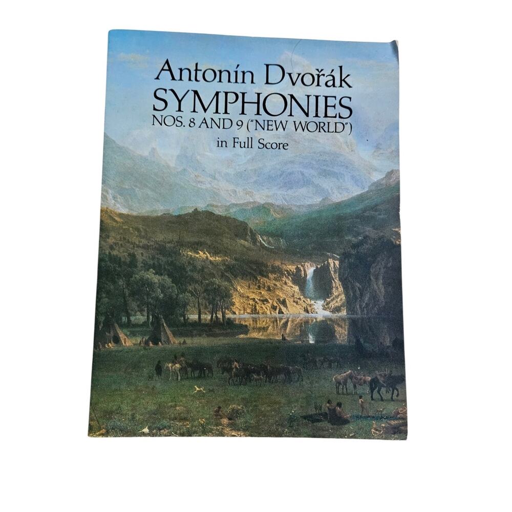 Dvorak Symphonies No 8 and 9 New World Full Score Dover Books PB